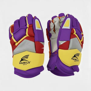 Gants de lacrosse légers et respirants, très vendus, pour la protection des mains lors du hockey sur glace, pour l'entraînement sportif - Product Image 4