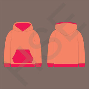 เสื้อฮู้ดแบบสวม Unisex สีสันตัดกันตามสั่ง พร้อมกระเป๋าหน้า - Product Image 6