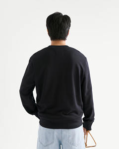 Sudadera de Algodón de Manga Larga para Hombre, con Hombreras Bordadas, Ajuste Entallado, Alta Calidad, Logotipo Privado Personalizado, Estilo Informal, Vietnam - Product Image 2