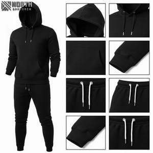 Nouveau à la mode fantaisie unisexe Offre Spéciale acide lavé survêtement 100% coton Street Wear survêtement pour hommes pierre lavage survêtement - Product Image 4