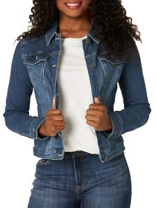 Chaquetas Vaqueras de Mujer de la Mejor Calidad, Gruesas, Estilo Wrangler, Lavado Suave, Resistentes a la Decoloración, con Doble Costura - Product Image 3