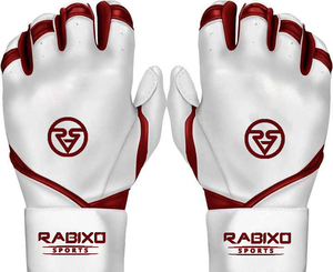 Guantes de bateo de cuero de béisbol de la mejor venta guantes de bateo de cuero de béisbol de gran calidad impresión fina logotipos finos producto fino - Product Image 5