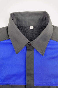 เสื้อเชิ้ตทำงานผู้ชาย คุณภาพสูง รับสกรีนโลโก้ เสื้อทำงานลำลอง แขนสั้น ติดกระดุม ระบายอากาศได้ดี มีกระเป๋า - Product Image 6