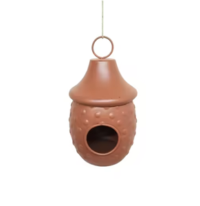 Nueva llegada de la casa moderna para pájaros, cabaña de pájaros de Metal, pájaro colgante, hogar, vida, color, acabado, colgante al aire libre, casa para pájaros, tendencia - Product Image 3