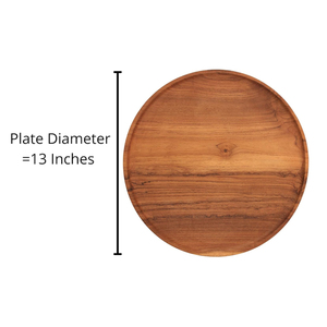 Placa de cargador de madera de la mejor calidad con acento de decoración de granja elegante y duradera, compra de un fabricante indio - Product Image 2