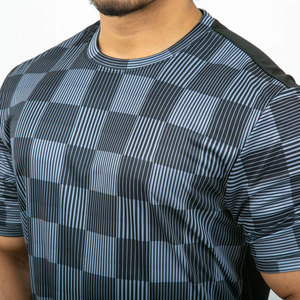 Camiseta de sublimación ligera para hombre, tela de punto de impresión totalmente personalizable, precios razonables, cuello redondo - Product Image 5