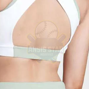 เสื้อชั้นในกีฬาผู้หญิงคุณภาพสูง ขายดี รองรับกระชับ ระบายอากาศ แห้งเร็ว ผลิตจากผ้าสแปนเด็กซ์/ไนลอน รับผลิตตามแบบ ขายส่ง - Product Image 3