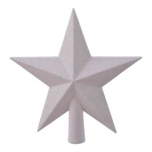 Adorno para la Punta del Árbol de Navidad Stella White Iris, Modelo 9029546, para Accesorios del Soporte del Árbol de Navidad Amicasa - Product Image 1