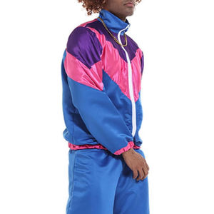 Costume pour homme coupe-vent en polyester léger avec logo personnalisé Survêtement coupe-vent léger avec impression de logo personnalisé - Product Image 6