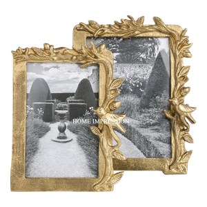 New Arrival <b>Gold</b> Plated Eco-Friendly Durable Table Ware Decoration <b>Photo</b> <b>Frames</b> Custom Shape Size Brass New Look Pattern - Product Image 4