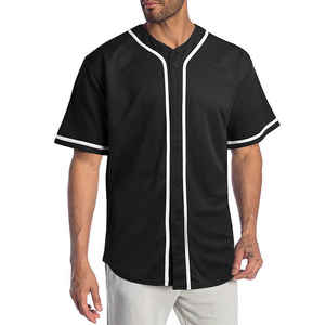 Maillot de baseball 100% polyester personnalisé uniforme respirant avec logo imprimé vêtements de baseball - Product Image 4