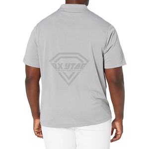 Maillot en polyester léger pour homme, solide, respirant et durable pour golf, tennis, extérieur, polo grande taille - Product Image 3