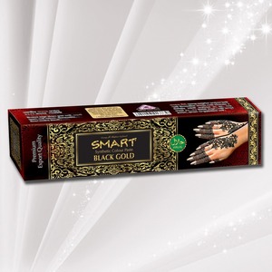 Mejor calidad nuevo hermoso hecho a mano boda Mehndi arte Mehndi diseño personalizado cuerpo de pasta de Color sintético negro de Bangladesh - Product Image 4