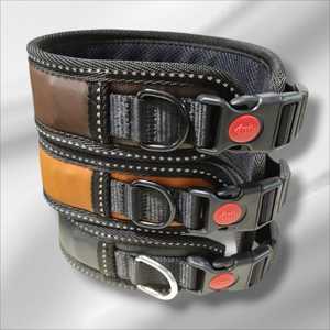 Arnés de nailon de estilo bonito de lujo para perros con estampado de seguridad nocturna, Correa y collar antientrenamiento impermeables para perros - Product Image 3