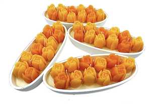 เทียนหอมขี้ผึ้งดอกไม้หรูหราทันสมัยเทียนหอมตกแต่งแบบพรีเมี่ยมกลิ่นหอมหรูหราสำหรับคริสต์มาสตรุษจีนวันหยุดปีใหม่ - Product Image 6