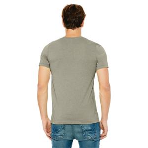 Camiseta Premium para Hombre con Cuello Redondo, Personalizable, 100% Algodón, Camiseta Lisa de Manga Corta con Diseño de Punto, Estilo de Serigrafía Combinado - Product Image 3