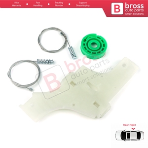 Kit de réparation de lève-vitre arrière droit BWR1162 pour 508 MK1 W23 8D 8E 2010-2018 4/5 portes 9224H9 - Product Image 2