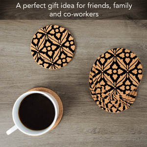 Los posavasos de madera de nogal más vendidos, diseño impreso personalizado, alfombrillas y almohadillas duraderas antiadherentes para mesa, protege las manchas de la superficie - Product Image 2