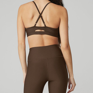 Bra With High Waist Yoga Leggings Fitness Workout Sports <b>Women</b> Yoga Sets Contrast Color Premium Quality <b>Women</b> Yoga - Product Image 1