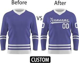 Le plus populaire concevez votre propre logo uniforme de hockey sur glace grande taille pour adulte - Product Image 6