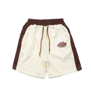 Short de gym athlétique pour homme, motif solide, tricot moyen, évacuation de l'humidité, short d'entraînement avec cordon de serrage, fabricant en vrac - Product Image 2