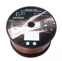 Bobine en plastique 12/14/16/18AWG, gaine PVC transparente, câble en cuivre nu, fil pour haut-parleur, câble audio, fabrication pour amplificateur