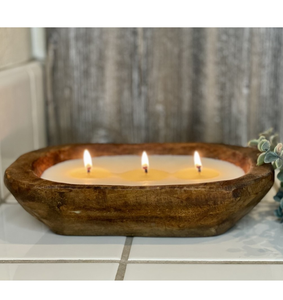 Rectángulo Madera Vela Masa Tazón Festival Personalizado Fragancia Paulownia Madera Masa Tazón Precio competitivo - Product Image 1