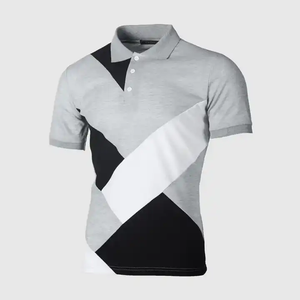 2023 Polo para hombre, logotipo totalmente personalizado impreso, de talla grande, algodón, tela de 180gsm, camisetas de Golf de alta calidad - Product Image 4