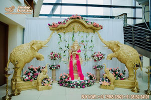 รูปปั้นช้างตกแต่งโต๊ะที่ดีที่สุดรูปปั้นช้างพร้อมฐานตกแต่งงานแต่งงานรูปปั้นช้างขนาดเล็กพร้อมฐานสำหรับงานแต่งงานสหรัฐอเมริกา - Product Image 4