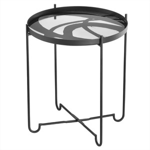 Black <b>Gold</b> <b>Side</b> <b>Table</b> for Living Room Best Selling New Design Trendy <b>Side</b> <b>Table</b> Hot Selling New Design Trendy <b>Table</b> - Product Image 1