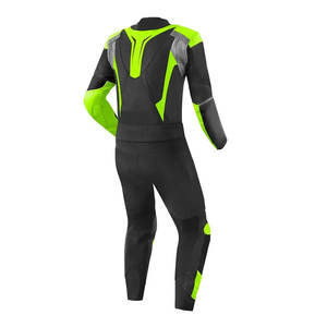 Traje de moto de tendencia para hombre, precio al por mayor, diseño personalizado, cuero de alta calidad, a prueba de viento y protección, traje de carreras de motos - Product Image 6