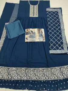 Áo Choàng Dài <span class=keywords><strong>Anarkali</strong></span> Thêu Georgette Thiết Kế Pakistan Ấn Độ Mới Salwar Kameez Dành Cho Tiệc Cưới Bán Sỉ Váy Salwar - Product Image 5