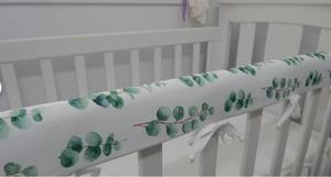 Housse de protection pour berceau Feuilles d'eucalyptus Coussin de dentition pour berceau Convient également à Boori 100% coton - Product Image 3