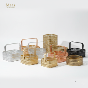 Panier en corde en métal | Panier cadeau de Noël décoratif | Mariage, Diwali, Eid, paniers d'entreprise - Product Image 5