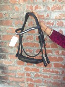 Fabricant de bride de cheval en cuir naturel indien de qualité Fabricant de bride roulée en cuir - Product Image 5