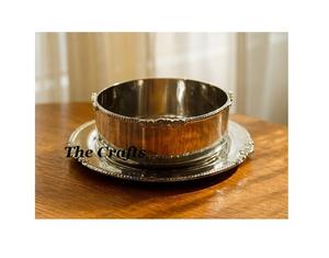 Bol et assiette de service au design fabuleux en acier inoxydable couleur argent vaisselle bol à chocolat avec assiette pour utilisation Hotelware - Product Image 3