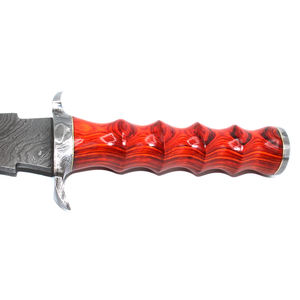 سكين صيد طراز بوي مخصص للبيع بالجملة من الفولاذ المقاوم للصدأ، سكاكين تخييم للاستخدام الخارجي مصنوعة يدويًا للحمل اليومي مع مقبض خشبي فاخر - Product Image 3