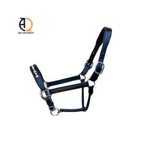 Licol en cuir souple roulé en acier inoxydable, licol en cuir - Product Image 5
