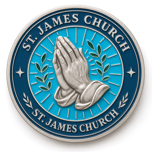 เหรียญคัมภีร์กุรอานมิสลามิกแบบสั่งทำสำหรับเป็นของชำร่วยทำจากโลหะผสมสังกะสี - Product Image 3