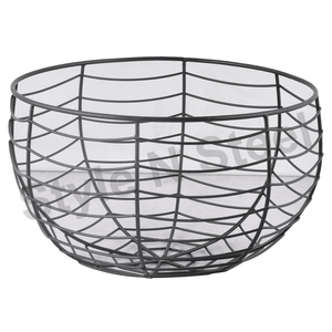 Cesta de alambre de metal Cocina Cesta de fruta Soporte Cesta de fruta de alambre Decoración moderna de acero inoxidable a precio mayorista - Product Image 1