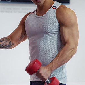 Camisetas de Gimnasio Personalizadas de Verano para Hombre, Secado Rápido, Transpirables, Deportivas, de Punto, Estilo Casual, Impresión por Sublimación - Product Image 3