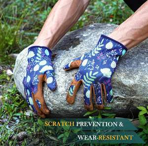Gants de jardinage respirants de fleurs confortables pour adultes gants de jardinage de sécurité des mains de bonne qualité - Product Image 2