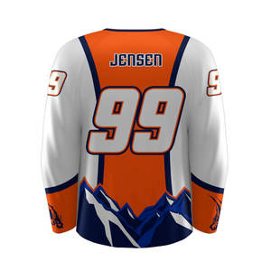 2025 maillots de hockey sur glace haute Performance uniformes d'équipe personnalisés polyester durable respirant OEM ODM approvisionnement d'usine - Product Image 2