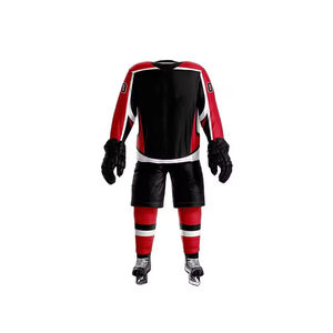 Meilleures ventes en ligne Uniformes de hockey sur glace personnalisés en polyester pour hommes et femmes à vendre - Product Image 4