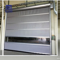 CE bersertifikat PVC pintu industri kecepatan tinggi desain Modern dengan fitur tahan air tirai PVC permukaan jadi