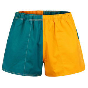 Shorts de rugby pour hommes en polyester 100 % uni, logo personnalisé, respirant, antibactérien, séchage rapide, vêtements d'équipe, tailles plus grandes disponibles - Product Image 1