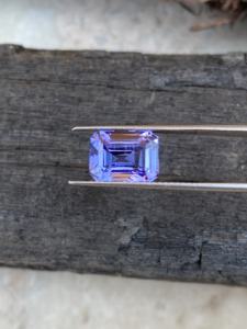 Piedra de Tanzanita Natural Sin Calentar, Corte Esmeralda Octogonal, Color Excelente, 5.00 Quilates, Zoisita, Piedras Preciosas Sueltas, Limpieza con Lupa - Product Image 6