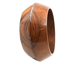 Conjunto de brazaletes de madera natural con estilo, joyería para mujer hecha a mano, accesorio de regalo de moda clásico, INDIA ART PLACE, forma redonda a la moda - Product Image 6
