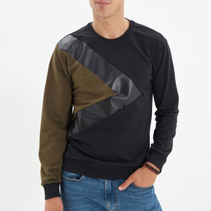 เสื้อสเวตเชิ้ตคอกลมสีเหลืองสำหรับผู้ชาย แขนยาว ทรงปกติ ผ้าฝ้าย 100% ระบายอากาศได้ดี น้ำหนัก 300 กรัม ไม่หดตัว เหมาะสำหรับฤดูหนาว สีพื้น - Product Image 1