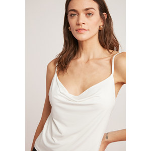 Chemisier léger et fluide à épaules dénudées avec fines bretelles pour femme ETHIQUET Karen - Product Image 4